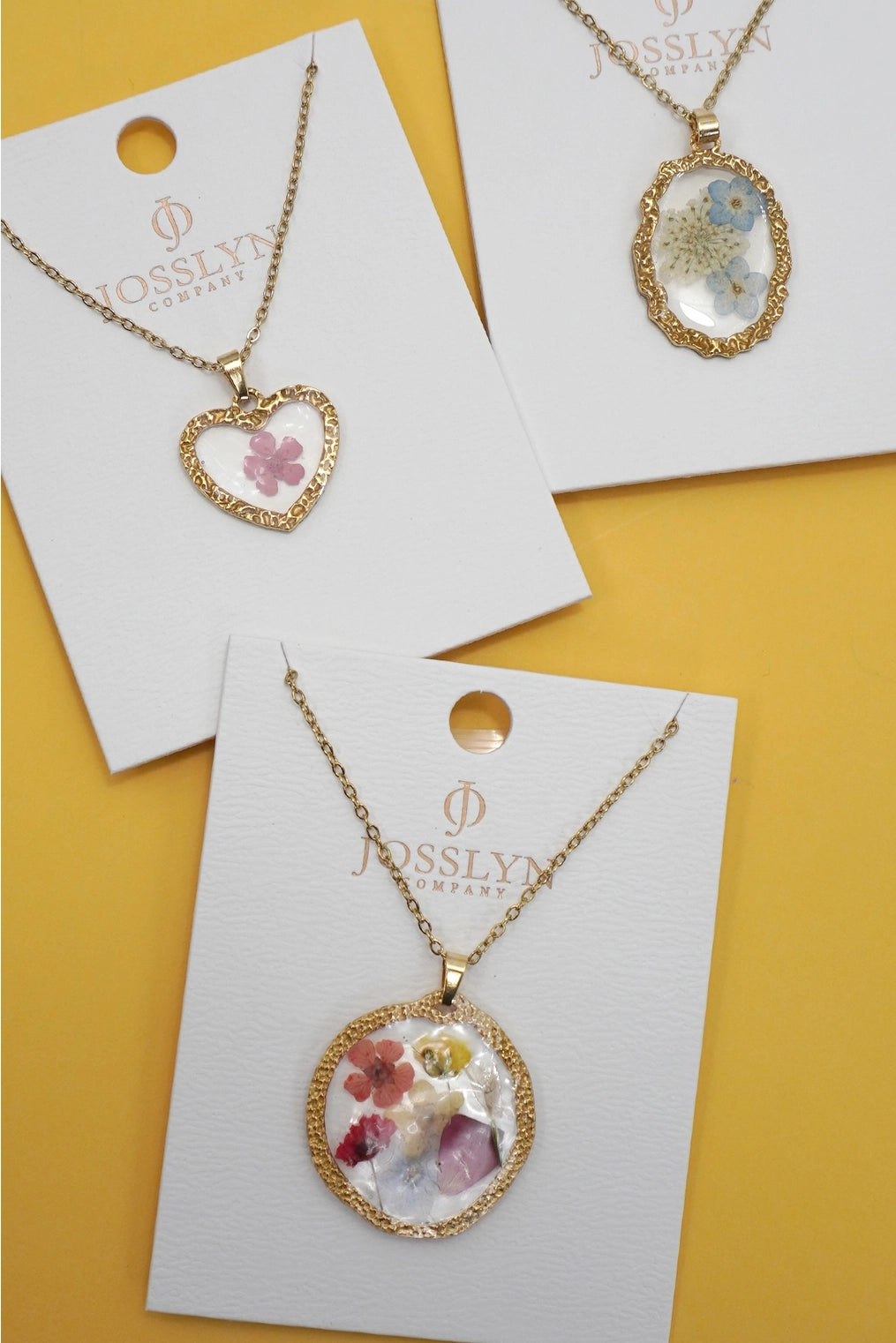 18K Tarnish Free Flower Necklace
