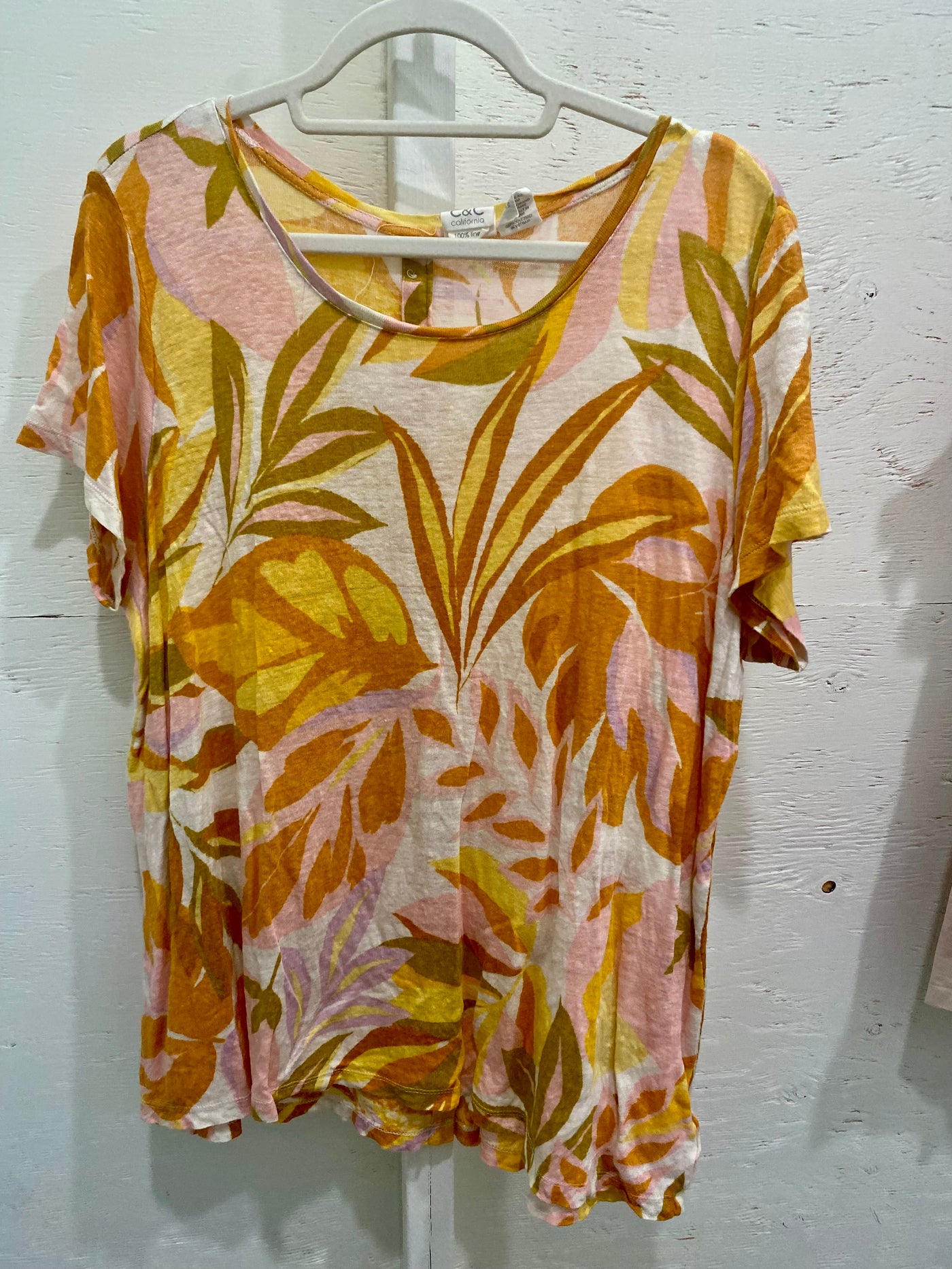 Linen Tropical T-Shirt