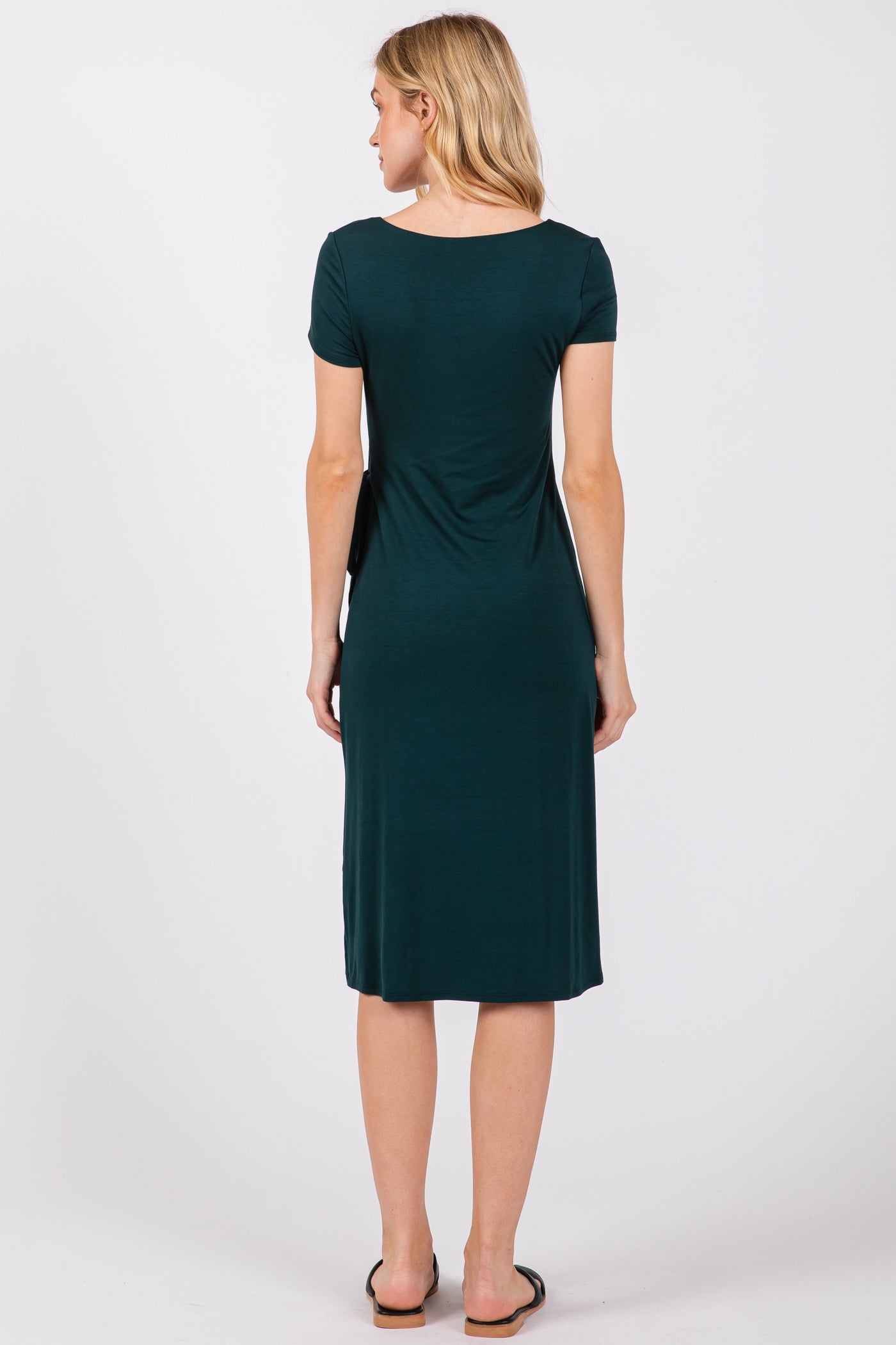 Emerald Wrap Dress