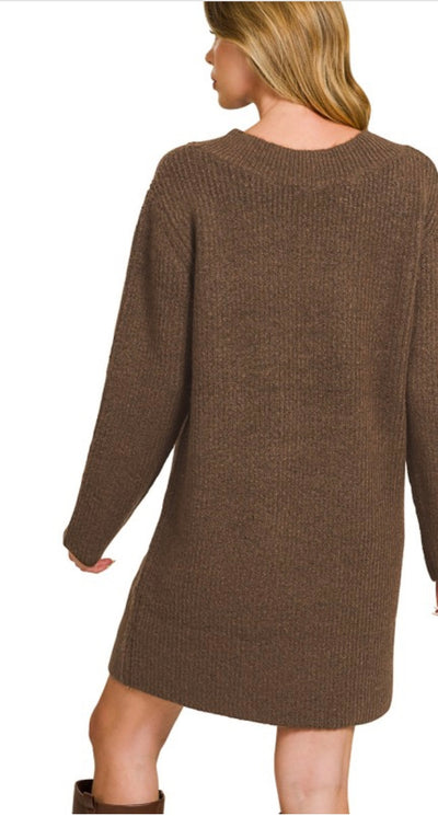Chocolate Sweater Dress