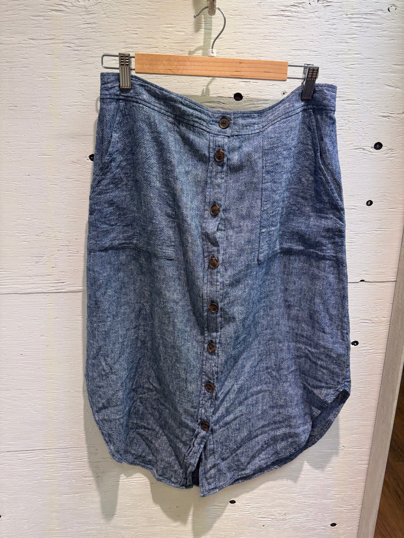 GAP linen midi skirt