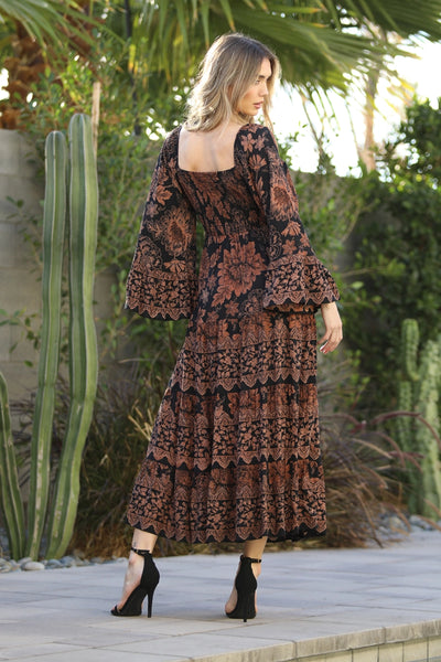 Autumn Aura Maxi Dress