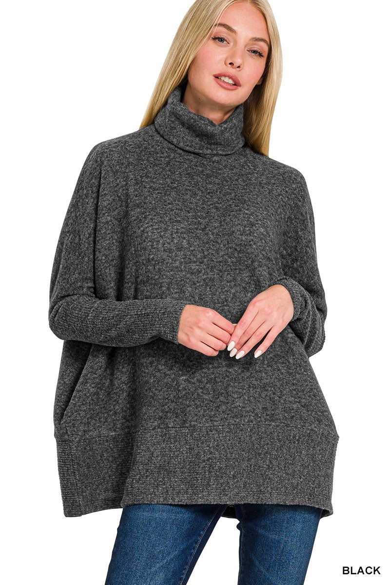 Fleece Turtleneck Teddy Long Sleeve