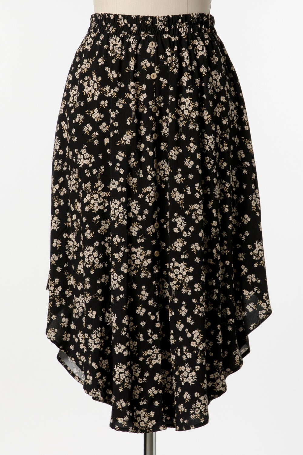 Evening Floral Midi Skirt