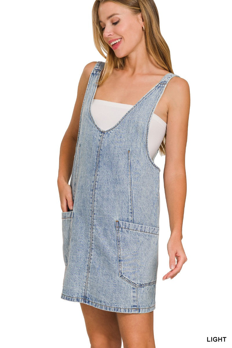Denim Overall Dress