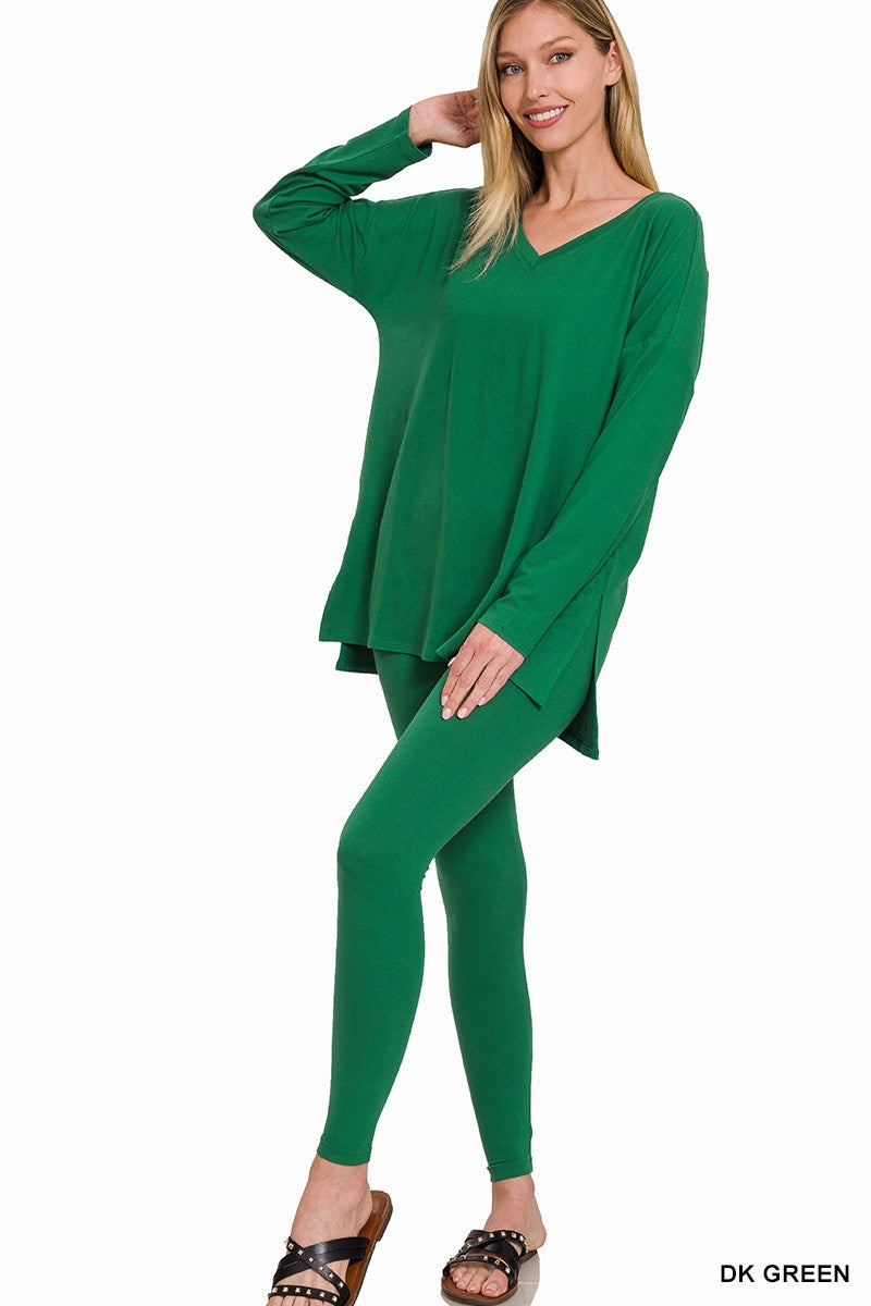 Holiday Green Lounge Legging