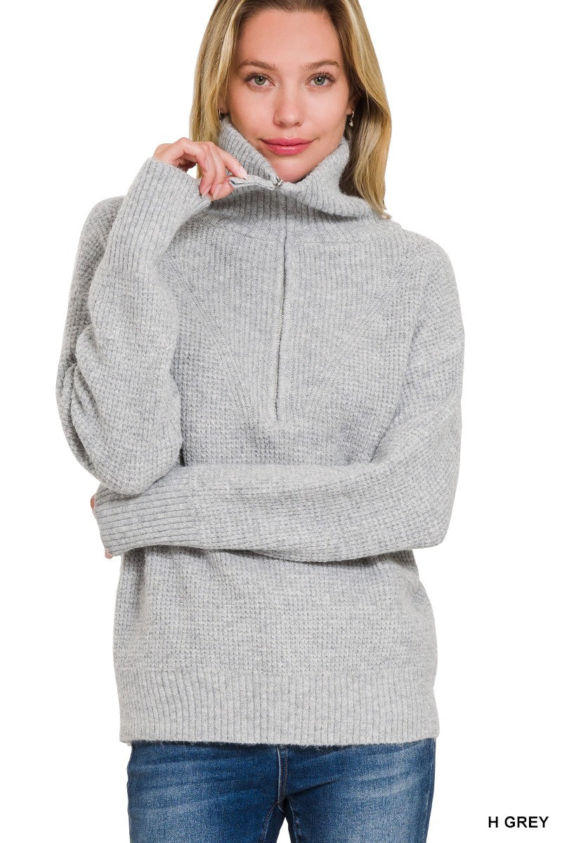 Zip Up Softest Pullover