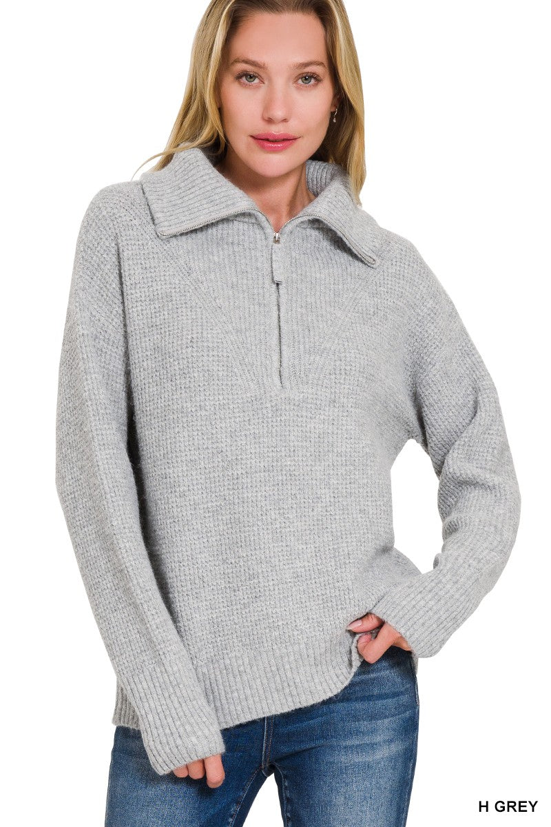 Zip Up Softest Pullover