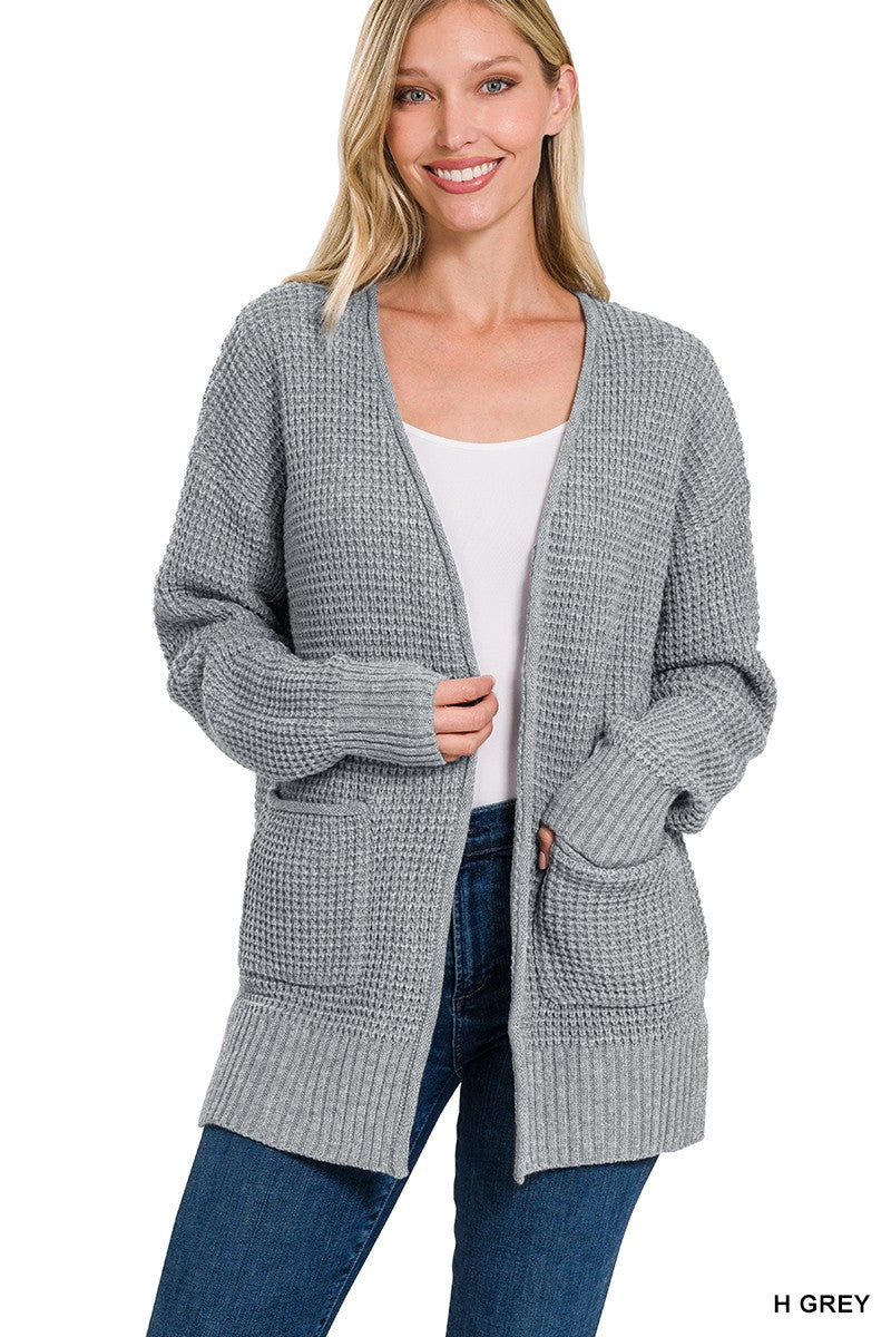 Stone Knit Long Cardigan