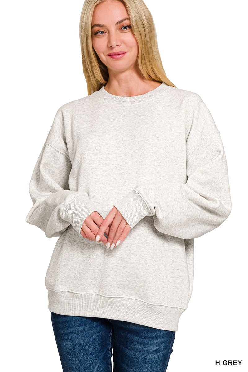 Light Grey Crew Neck Sweater