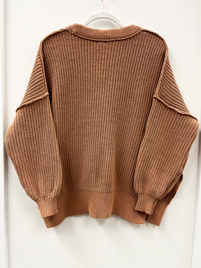 Aerie brown sweater
