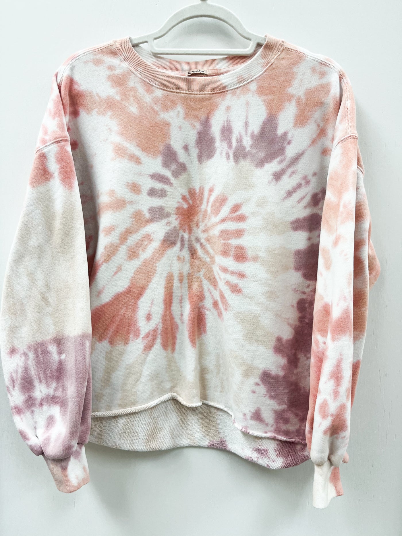 Tie dye crew-neck sweatshirt