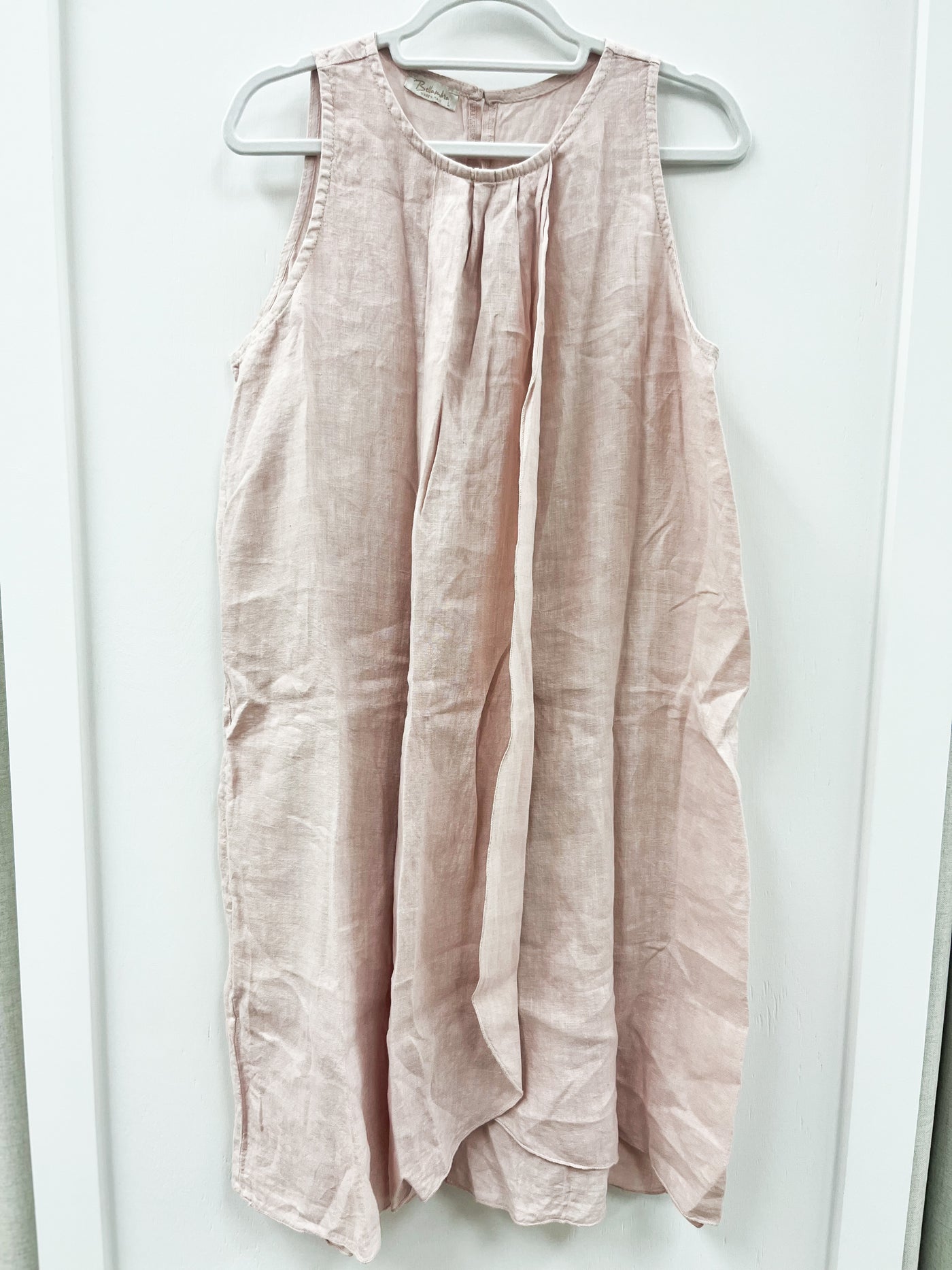 BELLAMBRA light pink linen dress - Main Image
