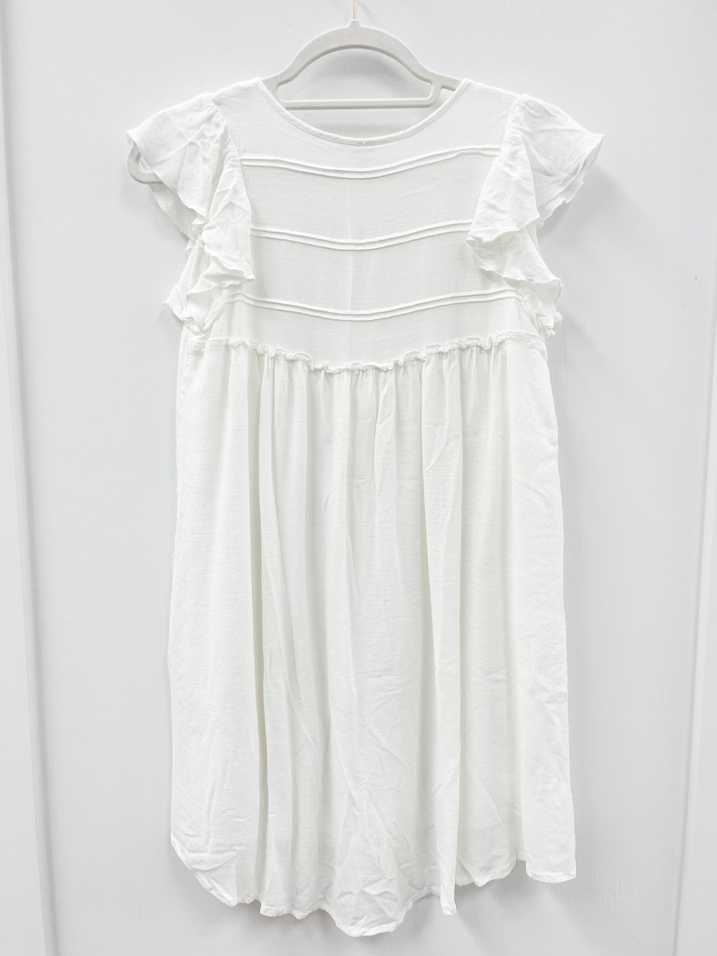 GENTLE FAWN white pocket dress