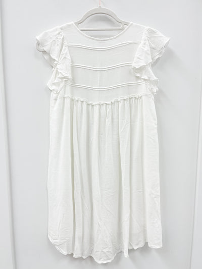 GENTLE FAWN white pocket dress