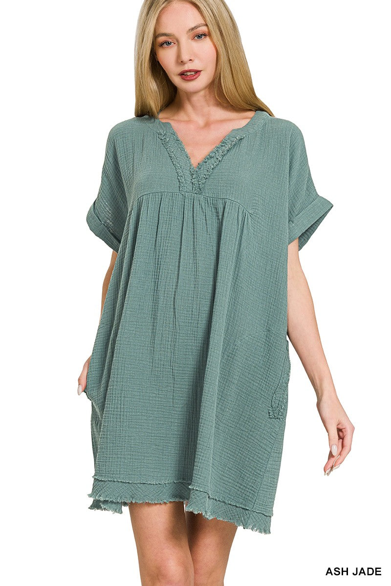 Cotton Babydoll Dress