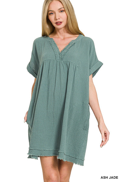 Cotton Babydoll Dress