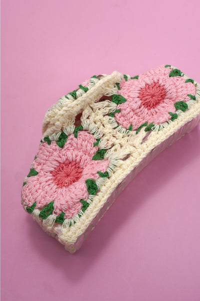 Handmade Crochet Claw Clip