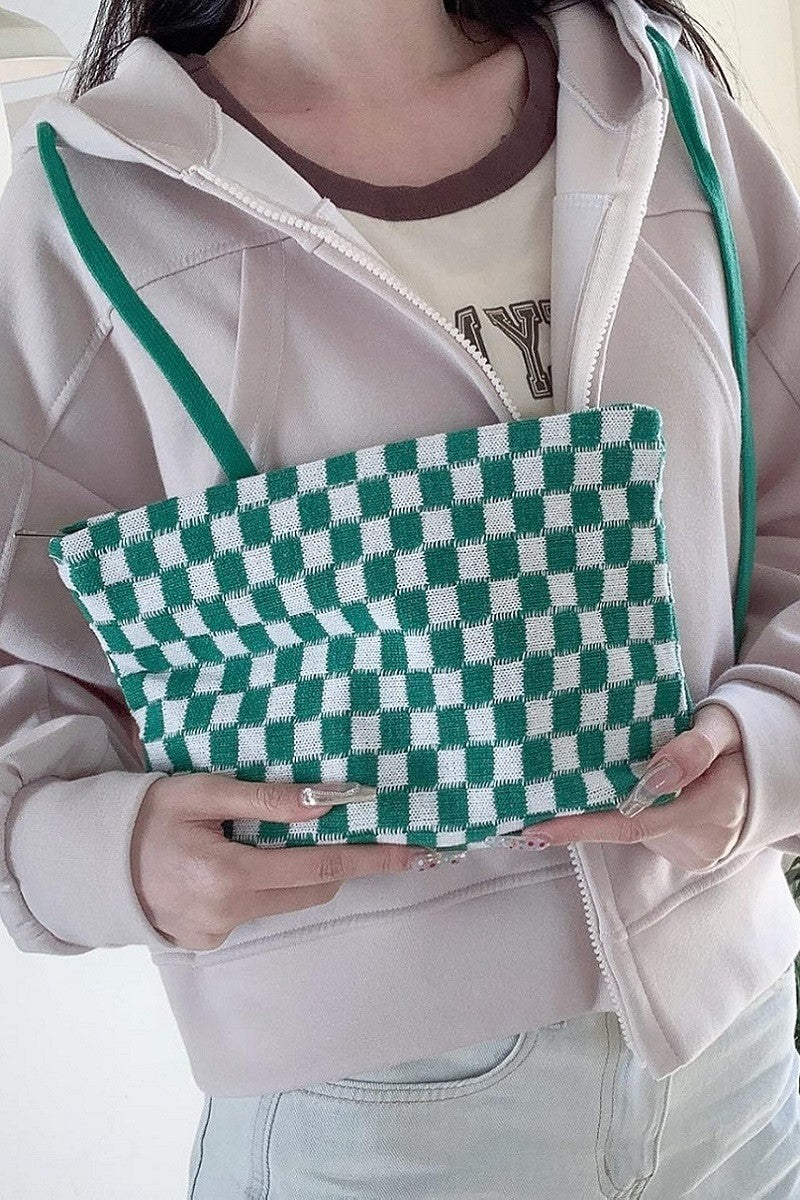 Large Checkered Bag