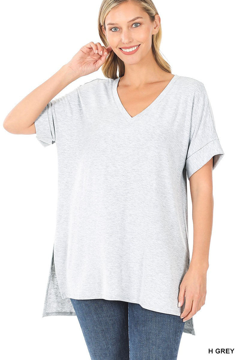 Light Grey Lounge Tunic Tee