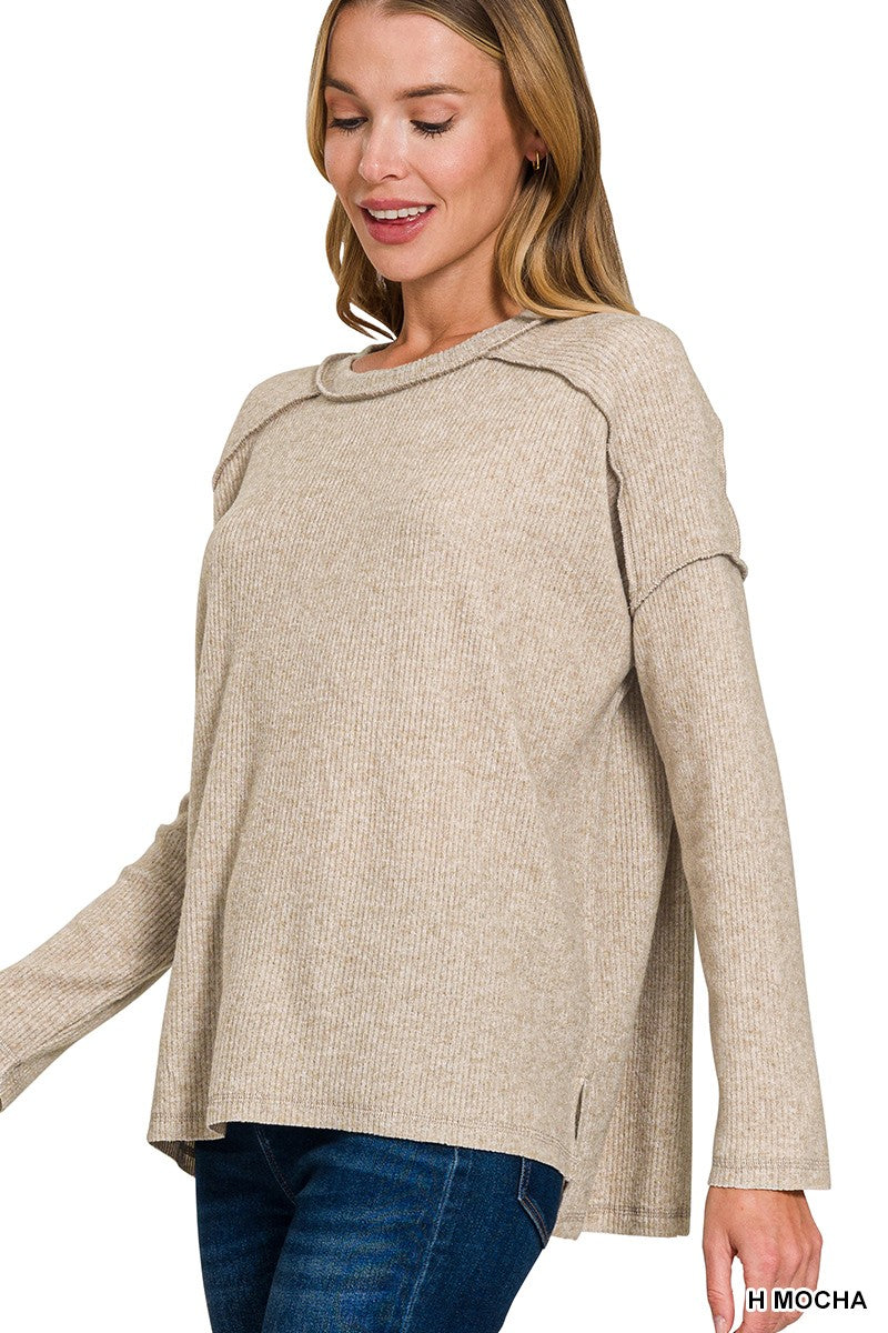 Ribbed Soft Long Sleeve