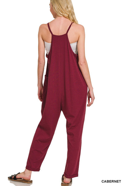Merlot Hot Shot Cotton Romper