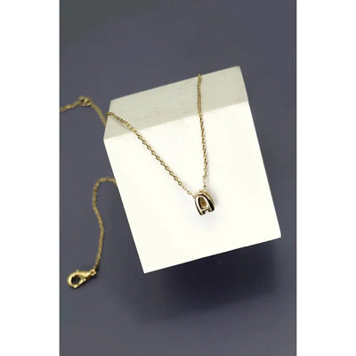 Mini Initial Bubble Necklaces