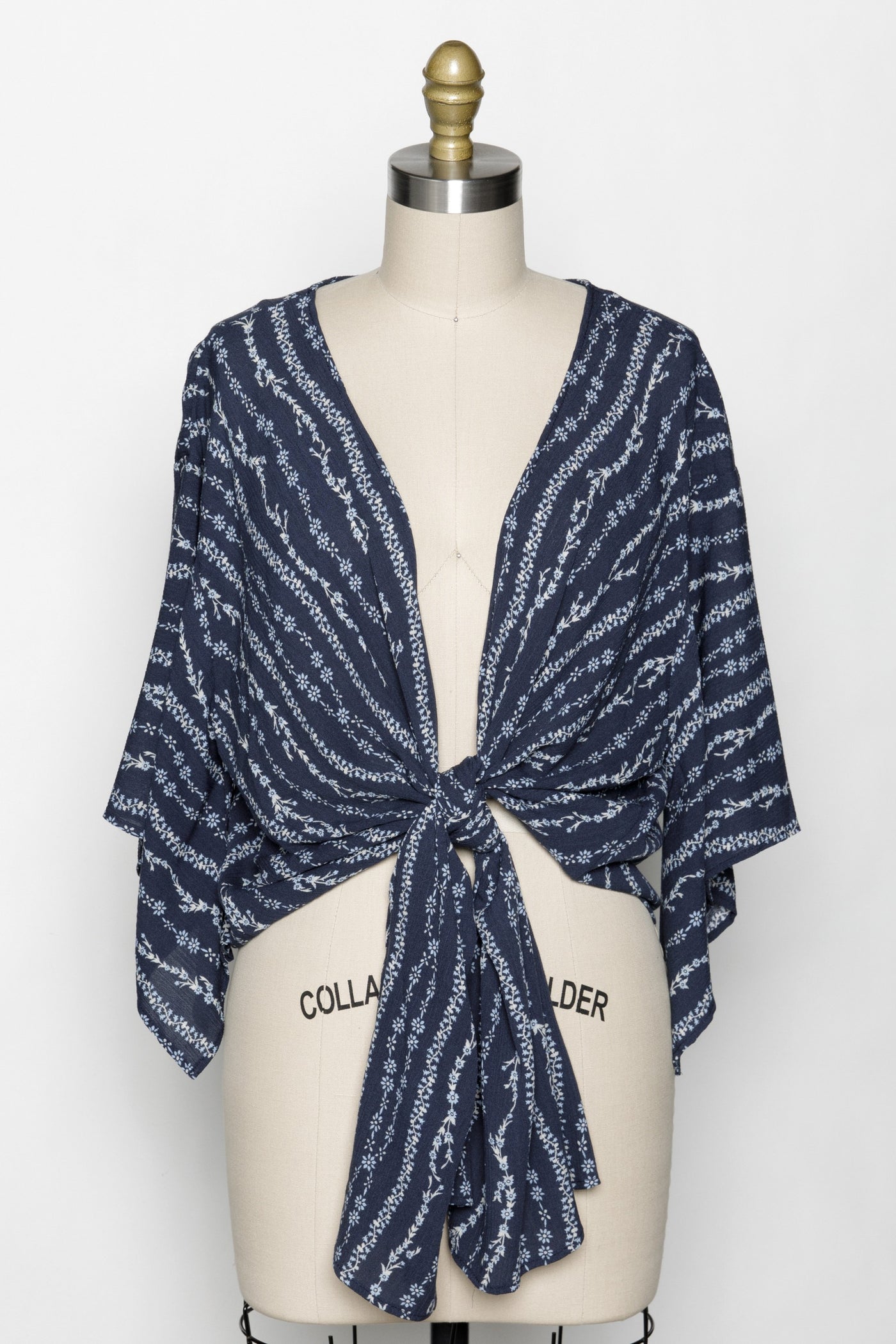 Navy Boho Kimono