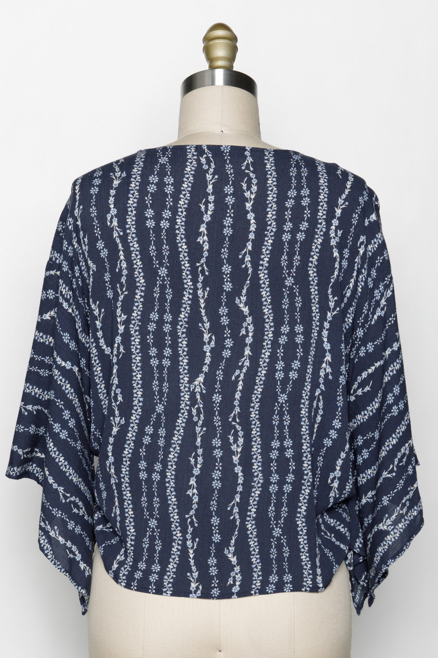 Navy Boho Kimono