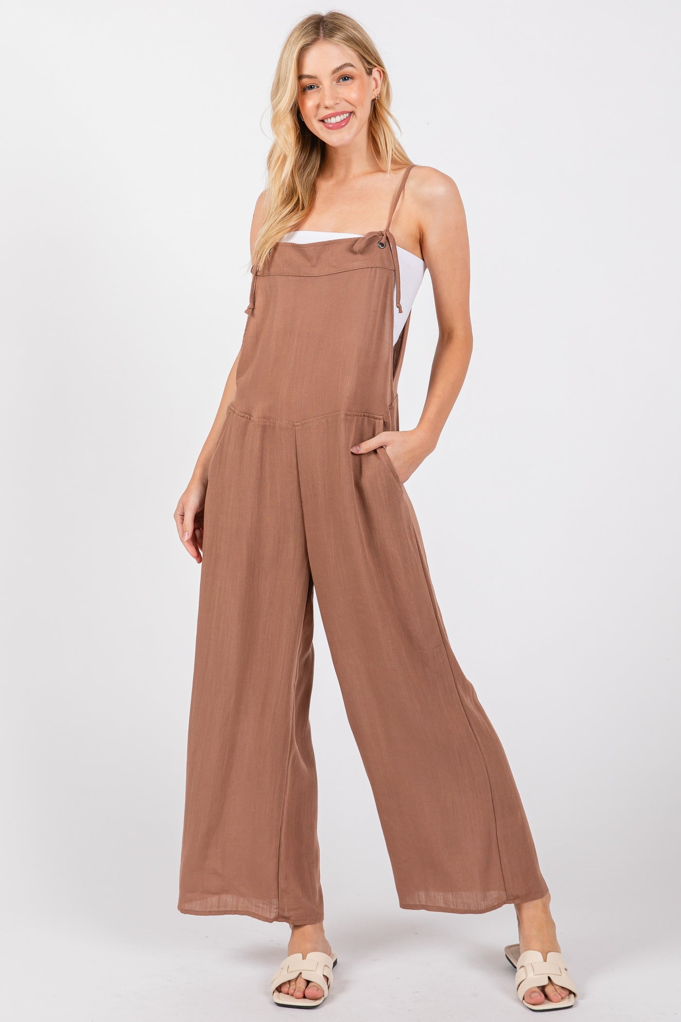 Nutmeg Spice Adjustable Romper