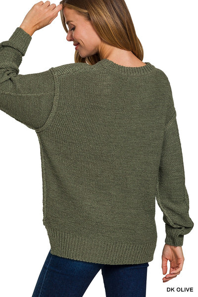 Woodland Olive Sweater