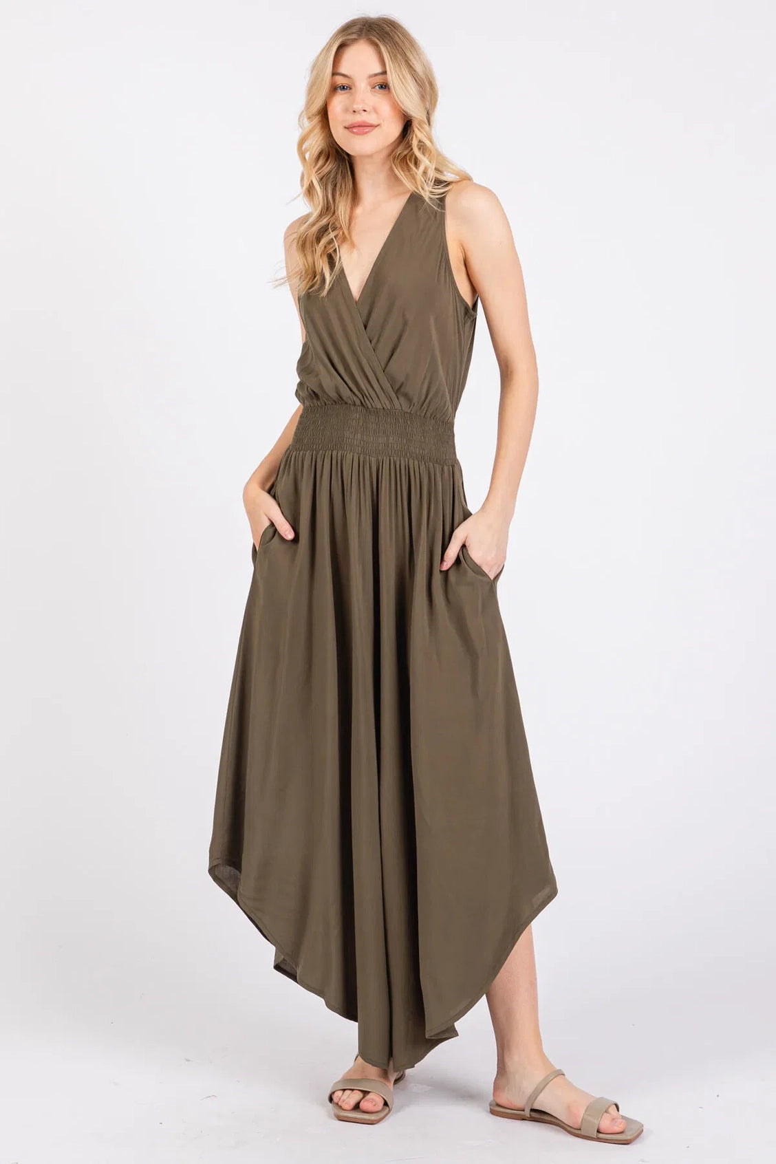 Dark Olive Romper