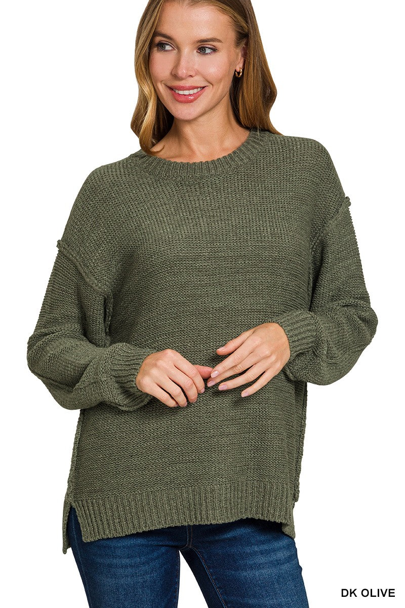 Woodland Olive Sweater