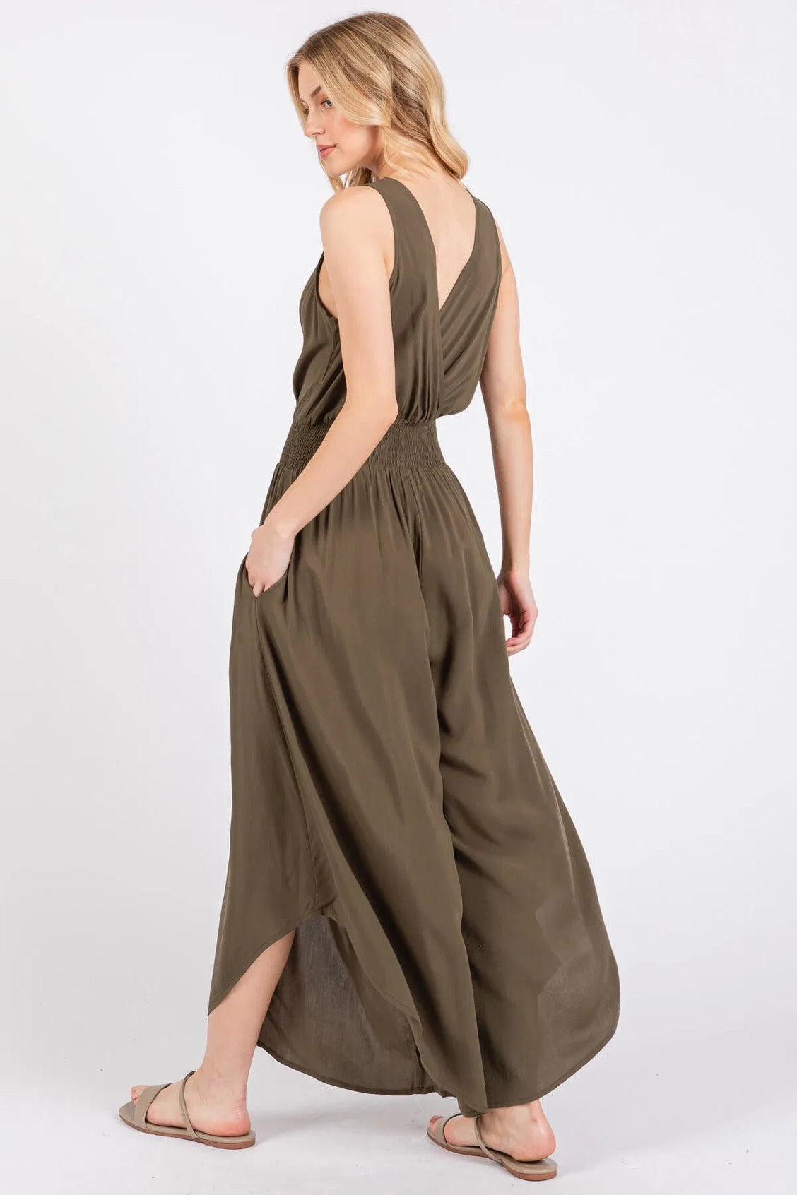 Dark Olive Romper