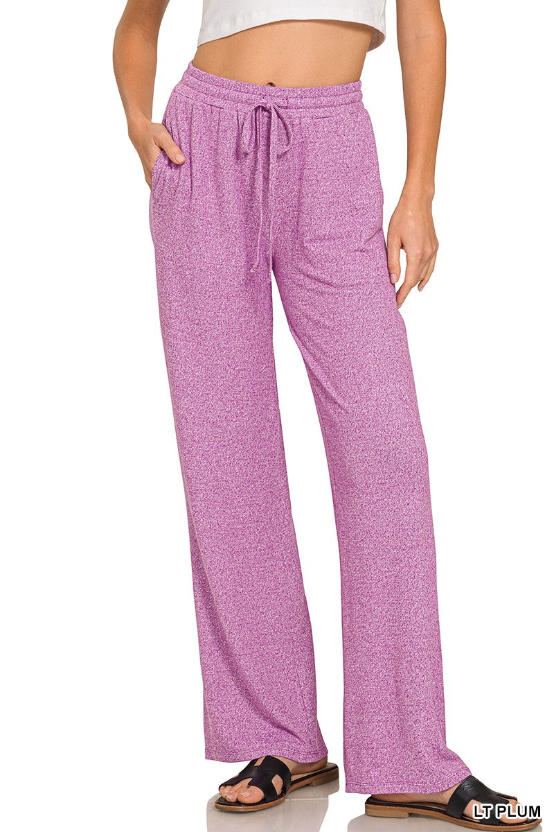 Mocha Softest Straight Leg Pants