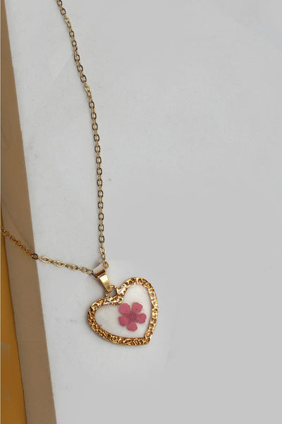 18K Tarnish Free Flower Necklace