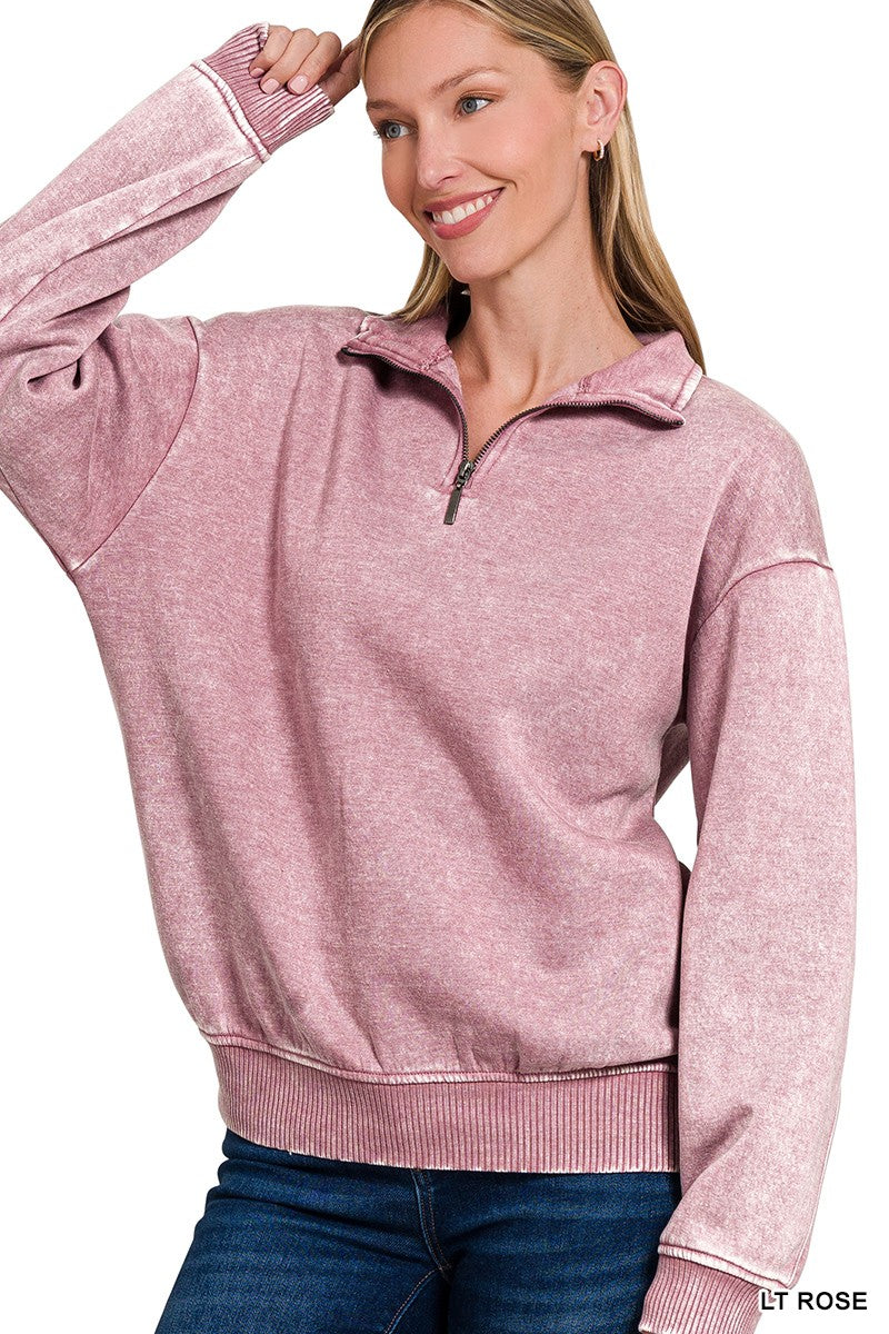 Lavender Cotton Sweater