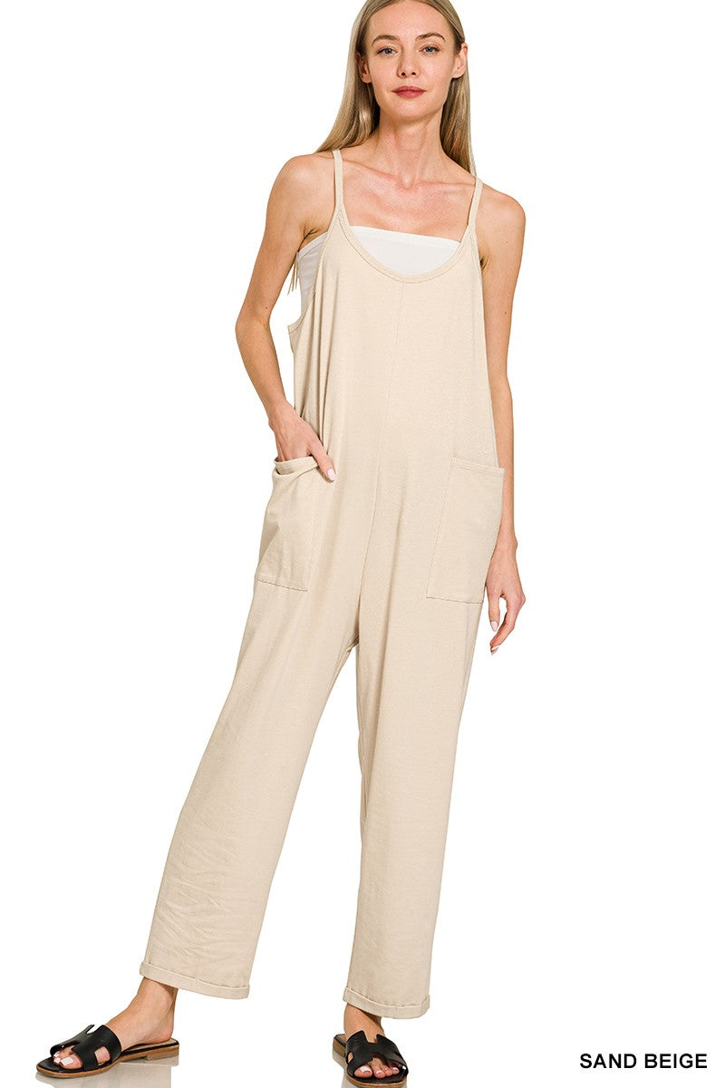 Sand Hot Shot Cotton Romper