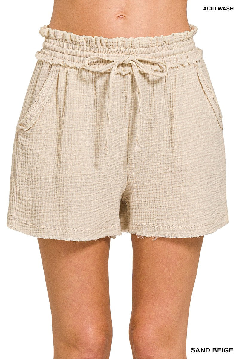 Sand Cotton Shorts