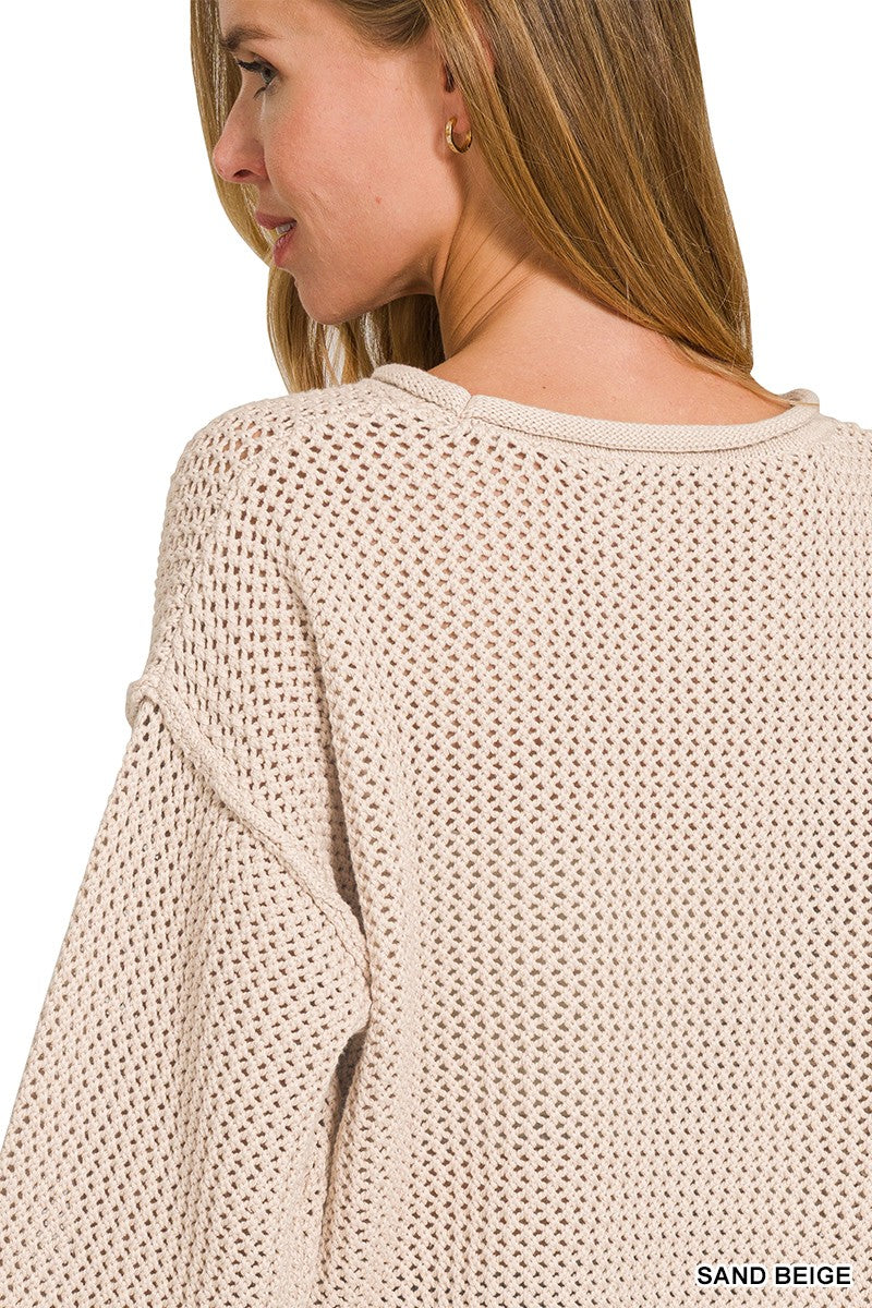 Textured Knit Sweater