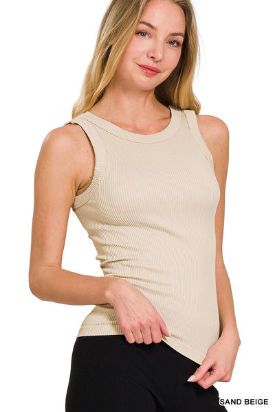 Two Way Ribbed Tank Top