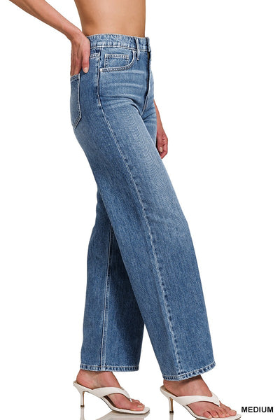 Wide Straight Leg Denim