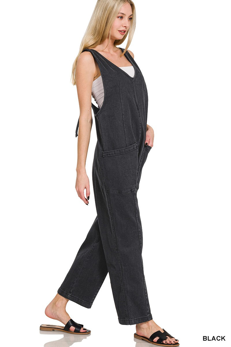 Black Everyday Stretch Romper