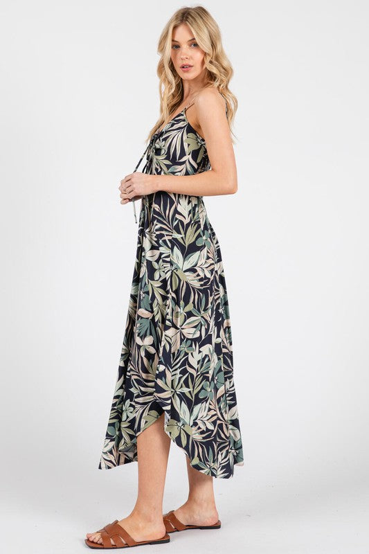 Tropical Midi Sundress