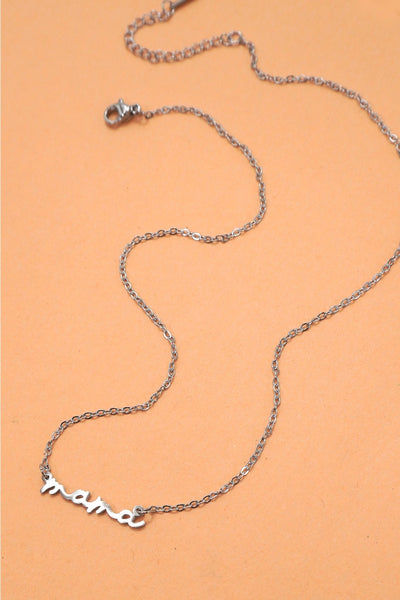 18K Stainless Steel Tarnish Free Mama Necklace