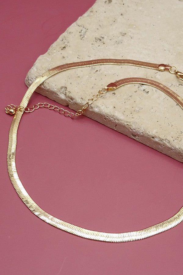 Harringbone Chain Necklace