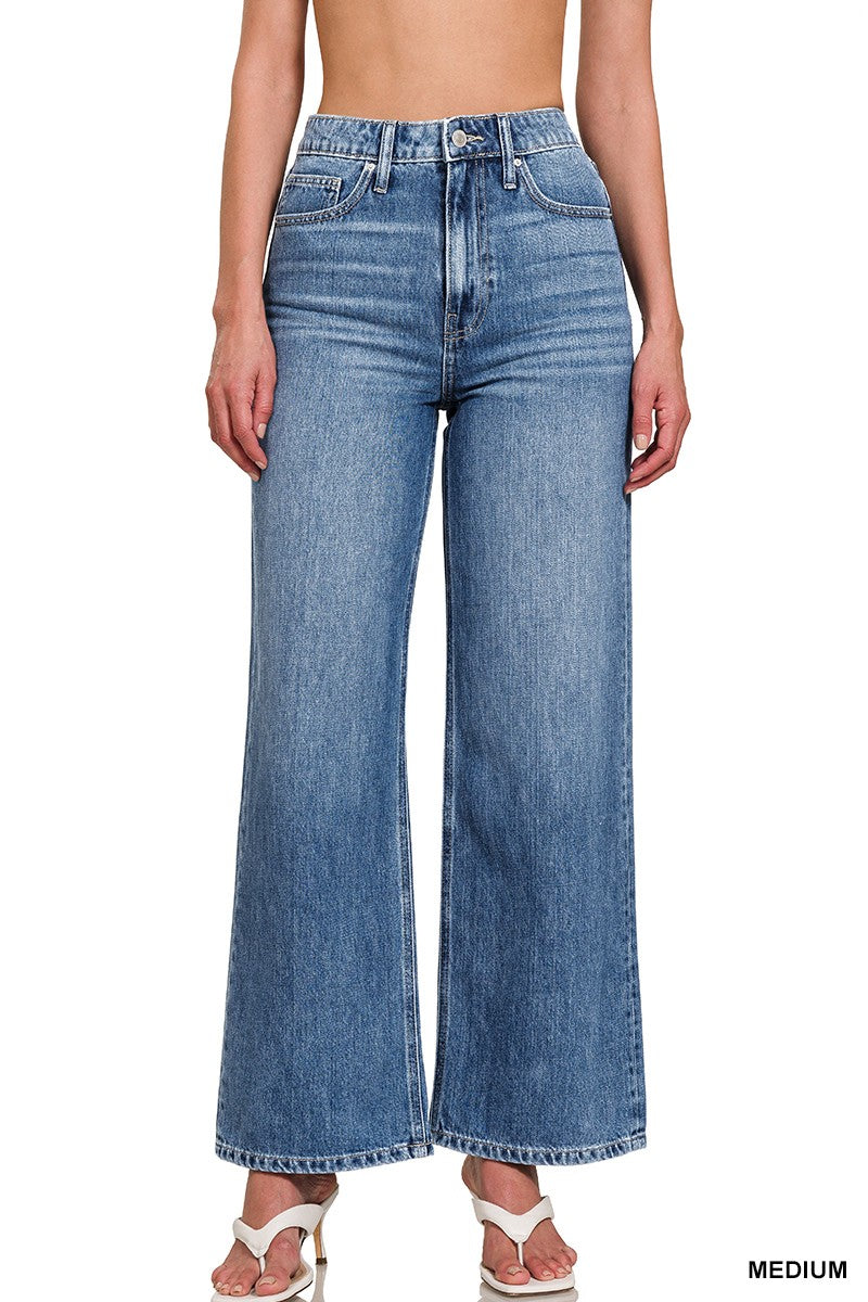 Wide Straight Leg Denim