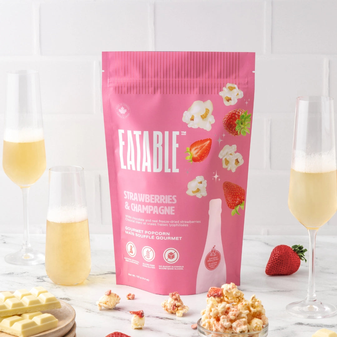 Strawberries & Champagne Gourmet Popcorn