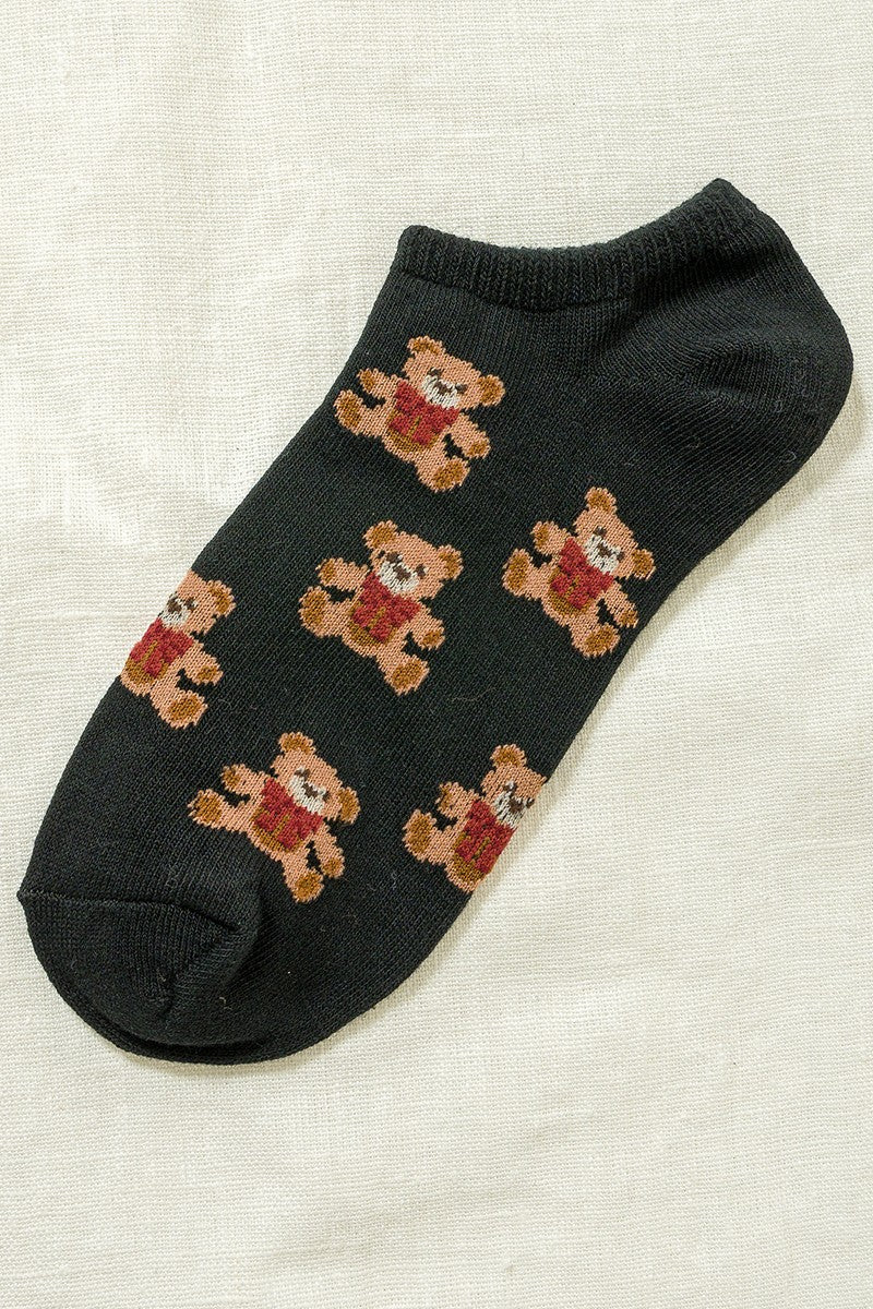 Teddy Bear Ankle Sock