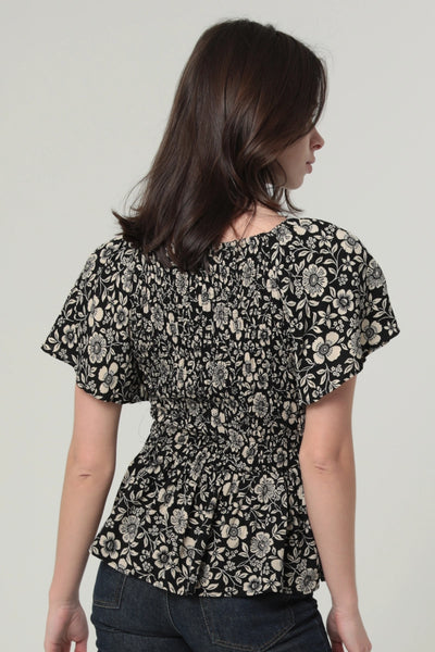 Midnight Magnolia Blouse